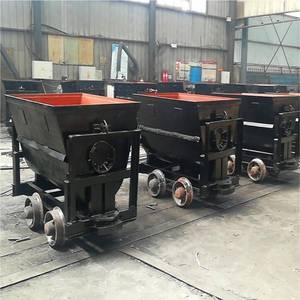 Chariot de mine souterraine à déchargement latéral 1,1 m³ Chariot basculant 600 mm de jauge Roulements robustes - Product Image 5