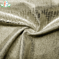 Fournisseur en gros de tissu en spandex avec impression numérique personnalisée, tissu brillant en feuille d'argent