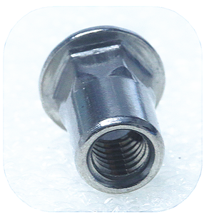 M4 M5 <span class=keywords><strong>M6</strong></span> M8 M10 M12 Insert de rivetage métrique en acier au carbone de haute qualité à tête hexagonale plate - Product Image 1