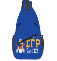 Bolso Bandolera Unisex Personalizado TOP LADIES of DISTINCTION Sisters Sorority con Diseño de Alfabeto Griego, para Viajes y Actividades al Aire Libre
