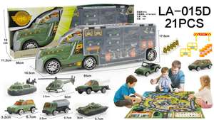 Tapis de jeu de <span class=keywords><strong>dessin</strong></span> <span class=keywords><strong>animé</strong></span> avec 4styles de voitures de secours. Ville Poli. Milit. <span class=keywords><strong>Camion</strong></span>-conteneur jouet tracteur de Construction - Product Image 5