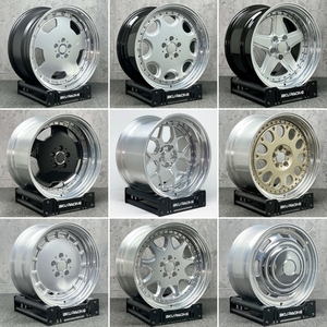 Rines de Aleación Bku Forged Estilo <span class=keywords><strong>Barock</strong></span> de 3 Piezas 5x112 para Mercedes Benz Clase S W108 W109 W114 W123 450SL de 16, 17 y 18 Pulgadas - Product Image 5