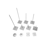Pins d'isolation CVC avec rondelles, support métallique 50x50mm