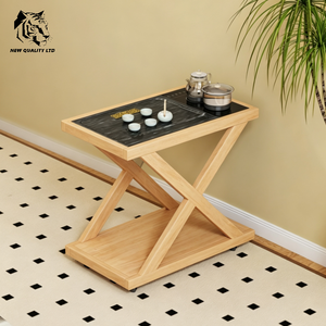 china supplier discount price customize in stock ship immediately new style modern design living room furniture wood <b>side</b> <b>table</b> - Product Image 2