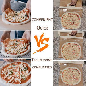 Antiadherente Easy Transfer <span class=keywords><strong>Magic</strong></span> a Kitchen Pizza Espátula deslizante Pizza Peel Paddle Pala con mango - Product Image 2