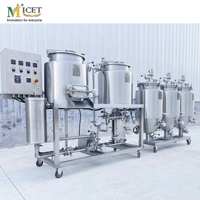 Fermentador cónico de acero inoxidable 304, fermentador de tanque de 50L con enfriador para elaboración de cerveza casera
