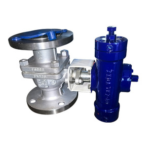 Válvula de Bola Q741F DN65 de 2 Pulgadas, Acero al Carbono, Conexión con Brida para Medios Gaseosos, Temperatura Normal - Product Image 1