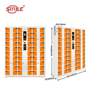 SMILETECH 36 Door Metal Locker Laundry Storage Lockers Steel Parcel Smart Staff Gym Lockers