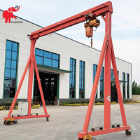 Mini-grue portique réglable en hauteur, 1 tonne, 2 tonnes, 3 tonnes, 5 tonnes, 6 tonnes, 7 tonnes, 8 tonnes, 10 tonnes, grue portique mobile portable