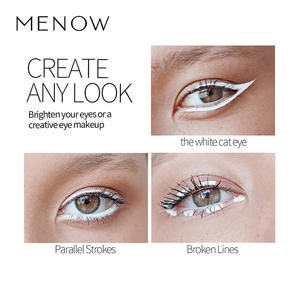 Crayon Eyeliner Blanc, Eyeliners Blancs, Crayons Maquillage Waterproof Longue Tenue, Outils de Maquillage Beauté pour Femmes - Product Image 6