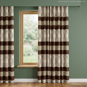 Fancy Designer <b>Kitchen</b> <b>Door</b> Window Blackout Built-In Customizable Cotton Printed <b>Curtain</b> - Product Image 2