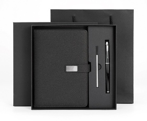 Corporate Gift <strong>Set</strong> A5 Notebooks LOGO Customizable Giveaways Business <strong>Office</strong> Notebook <strong>Set</strong> with Pen and extra Refill - Product Image 6