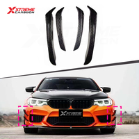 XTREME Upgrade Ailerons latéraux de pare-chocs avant en fibre de carbone sèche pour BMW F90 M5 G30 G31 530i 540i M550i 2017-2020