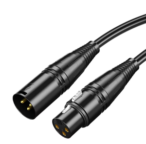 2-in-1 0.5m <strong>XLR</strong> Shielded Audio Cable with PVC Jacket 3Pin Balanced Male to Female Connector for <strong>XLR</strong> <strong>Mixing</strong> Console DVD Player - Product Image 5