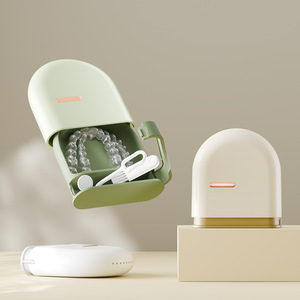 Boîte de rangement portable pour protège-dents, étui pour appareil dentaire, nettoyage buccal, fausses dents, prothèse dentaire, boîte de rangement pour aligneurs dentaires, boîte pour appareils orthodontiques - Product Image 1