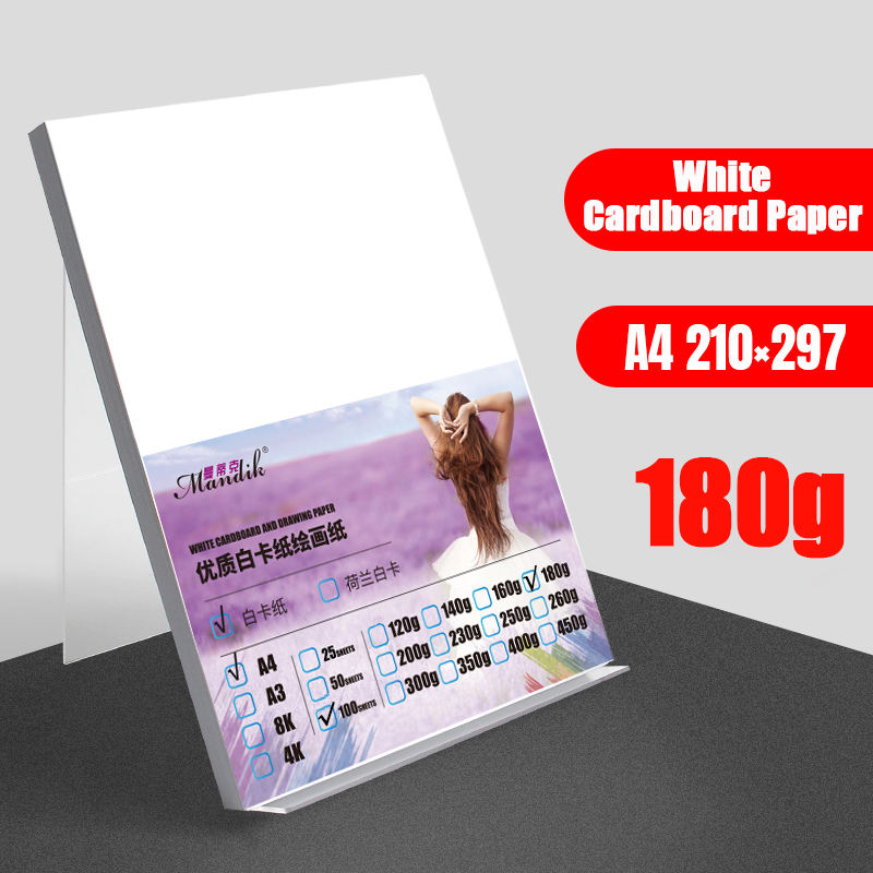 Cartoncino Premium Bianco 240g/m² DIN A4 - Confezione Da 100 Fogli - Foto 2