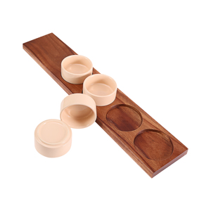 Ciotola in Ceramica per Salse con Vassoio per Dessert, Piatto per Snack <span class=keywords><strong>e</strong></span> <span class=keywords><strong>Antipasti</strong></span>, per Uso Domestico - Product Image 3