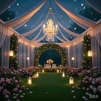 300 personnes grand chapiteau de luxe géodésique glamping Igloo dôme tente d'exposition commerciale pour les événements fête de mariage