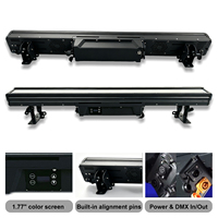 Barre lumineuse LED 672+112 LED, lumière stroboscopique, connectable, IP65, aluminium, extérieur, RGBW, contrôle par pixel, B22, concert, scène, tournée, mariage, événement, OEM