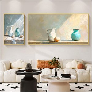 Jarrón de Estilo Retro, Decoración de Pared <span class=keywords><strong>para</strong></span> Sala de Estar, Sofá, Combinación de Arte de Pintura en Porcelana de Cristal, Decoración del Hogar - Product Image 4