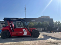 Bon prix Kalmar DRF450 Reach Stacker d'occasion à vendre au port de Shanghai Kalmar 45 tonnes Manipulateur de conteneurs DRF450 DRT450 DRU450
