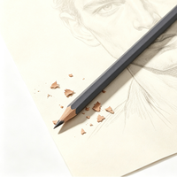 Ensemble de crayons à dessin FLOWood Artist, 12 grades HB 2B 6B, crayons graphite pour le dessin scolaire, le croquis, le portrait, la création artistique