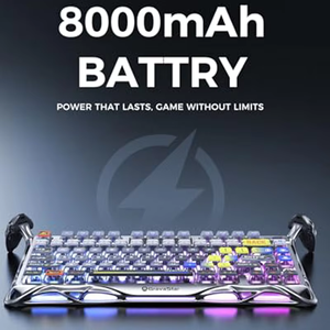 GravaStar Mercury K1 Pro Wireless Mechanical Gaming <b>Keyboard</b> 75% Layout RGB Customizable <b>Keyboard</b>, Hot-swappable Linear Switches - Product Image 3