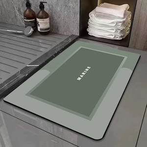 Tappetini da <span class=keywords><strong>bagno</strong></span> in fango di Diatomite ad asciugatura rapida ad assorbimento d'acqua tappeti da <span class=keywords><strong>bagno</strong></span> antiscivolo tappetini per porte in gomma con <span class=keywords><strong>tappeto</strong></span> di fango di diatomee Super morbido - Product Image 6