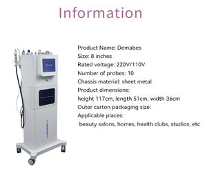 Nettoyage du visage par hydrothérapie, blanchiment et rajeunissement de la peau, pistolet à oxygène pour le visage, nettoyage de la peau, machine d'hydrodermabrasion pour le visage - Product Image 2