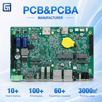 Servicio de Procesamiento Personalizado de Placas Base Multimedia Industriales PCBA, Ensamblaje SMT DIP, Prototipado Rápido para Gateway IIoT Inteligente