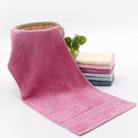 Serviette de toilette unie en bambou/coton, super absorbante, douce, écologique, antimicrobienne, pour hôtels, spas, salles de bain et usage domestique (vente en gros)