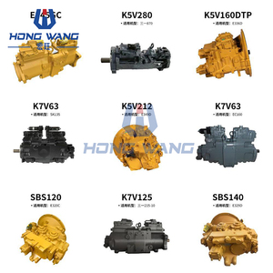 Kit de réparation de pompe hydraulique : Bloc-cylindres, Fixateur de sabot de piston, Plaque de retenue, Plaque oscillante pour (Kawasaki) K3V63DT (K3V63BDT) - Product Image 5