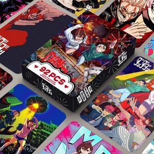 92PCS/CAJA, Detective Dandadaned de Dibujos Animados, 60PCS Tarjetas <span class=keywords><strong>Lomo</strong></span>, 32PCS Pegatinas, Accesorios de Cosplay, Tarjetas de Anime de Papel - Product Image 2