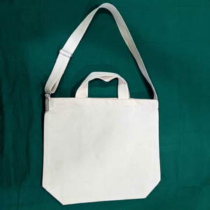 Wholesale OEM Custom Printed Letter Pattern <b>Long</b> Handle Eco friendly Cotton Canvas Tote <b>Bag</b> Bulk - Product Image 5