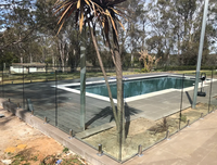 YL METAL Balustrade extérieure en verre trempé 12 mm avec support en acier inoxydable 2205 – Ne rouille pas le verre