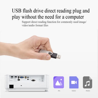Projecteur intelligent Ace r DW608AR pour le bureau et l'éducation WXGA1080 4200 Lumens, Mise en miroir d'écran sans fil, Vidéoconférence prise en charge