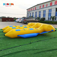 Jeu aquatique gonflable en PVC, poisson volant remorquable, banane flottante, sports nautiques