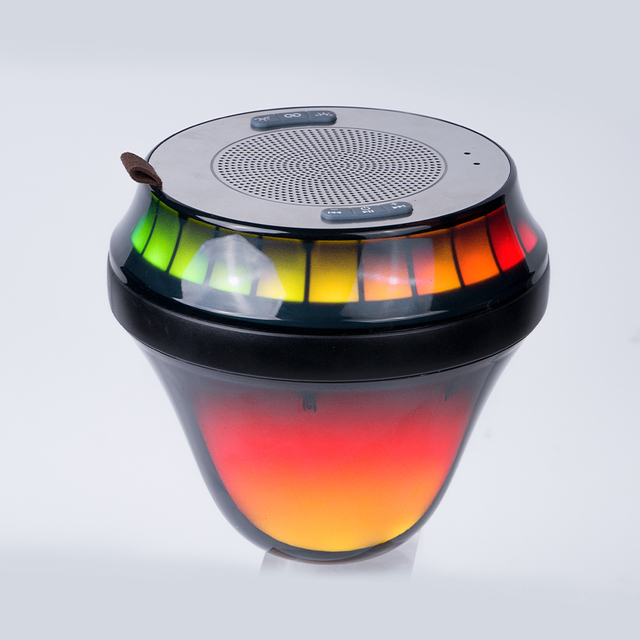 PX7 for V5.3 Speaker with RGB LED Lighting Waterproof Design Touch Control & Rechargeable Battery for Outdoor Use