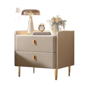 Solid Wood Minimalist Modern Bedside Cabinet for the Bedhead, Minimalist <strong>Mini</strong> Storage with an Ins Style, Trendy <strong>Drawer</strong> Design - Product Image 2