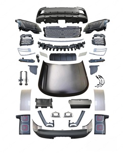 Nouveaux accessoires automobiles pour Land Rover Range Rover Vogue 2013-2017, transformation en style SVA <span class=keywords><strong>2022</strong></span>, pare-chocs avant, pare-chocs arrière, jupes latérales - Product Image 6