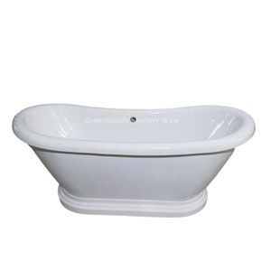 Baignoire douchette autoportante à Double pantoufles, Design italien, nouveau Style, collection 2021 - Product Image 1