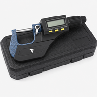 Digital Outside Micrometer 0-25mm High Precision Electronic Micrometer Gauge Stainless Steel Measuring Tool