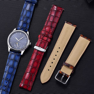 JUELONG Premium Cowhide Genuine <strong>Leather</strong> Watch <strong>Strap</strong> Vintage Smooth <strong>Leather</strong> Bamboo Textured Watch Bands for Men <strong>Wrist</strong> 18 20 22mm - Product Image 4