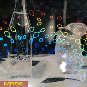 Di alta qualità in PVC olografico pellicola di laminazione a freddo adesivo scintillante stelle Design morbido e a prova di umidità - Product Image 1