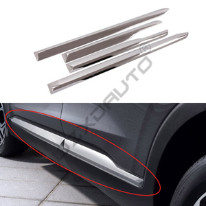 ขอบประตูโครเมียมสำหรับรถยนต์ซานตาเฟ่ ปี 2019  แถบตกแต่งข้างประตู - Product Image 4