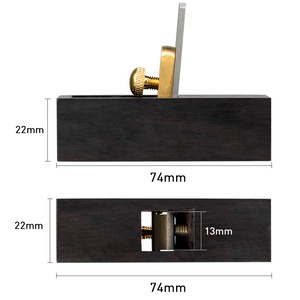 NAOMI estilo europeo ébano <span class=keywords><strong>Mini</strong></span> avión dentado madera mano cepilladora para violín <span class=keywords><strong>Viola</strong></span> Cello herramienta de corte - Product Image 2