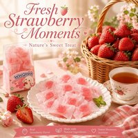 WWQMM Zachte Snoepjes Verzegelde Vochtbestendige Blokjes Snoep 100g Doos Witte Kristalsuiker Zoete Fruitige Smaak Snack Bulk Gummy Candy