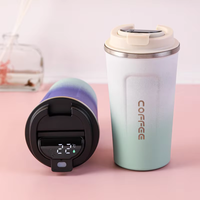 ZB Factory – Vente en gros – Tasse thermos portable à double paroi avec affichage intelligent de la température – Mug en acier inoxydable – Gobelet à café – 6-12