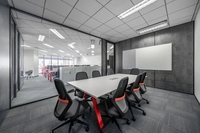 Bureau de travail moderne Uispair, poste de travail luxueux pour employés, table en bois simple et moderne pour la maison ou le bureau, avec rangement.
