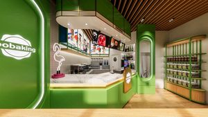 Negozio di succhi al dettaglio Interior Design Boba Tea Juice Bar <span class=keywords><strong>Shop</strong></span> Fitting Bubble Wood Beverage <span class=keywords><strong>Shop</strong></span> Fitout Fast Food Counter Design - Product Image 2